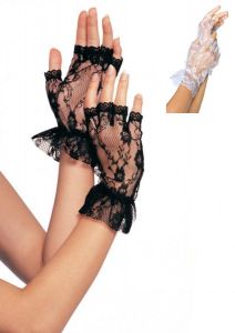 Leg Avenue G1205 Fingerless Lace Gloves