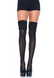 Leg Avenue 6906 Pointelle Over the Knee Scrunch Sock