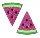 Pastease® Original Brand Hot Pink Glittering Watermelon Nipple Pasties