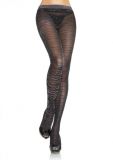 Leg Avenue 7106 Lurex Strumpfhose Zebramuster