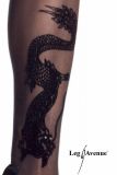 Leg Avenue 9910 Drachen Tattoo Strumpfhose schwarz