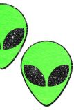 Pastease® Original Brand Pasties glow in the dark, glittering Alien from USA