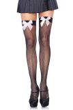 Leg Avenue 9018 Fishnet Thigh Highs with Bow