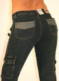 Edelstore SM72 Damen Trend Taillen Jeans