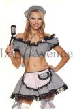 Leg Avenue 8065 5 PC. Naughty Housewife Outfit Size M/L